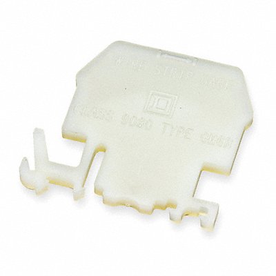 SQUARE D 9080GP6B TermBlkEndBarr 9080G Nylon DIN Rail