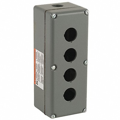 SCHNEIDER ELECTRIC 9001KY4 Push Button Enclosure 30mm 4Holes Alum