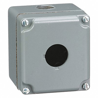 SCHNEIDER ELECTRIC 9001KY1 Push Button Enclosure 30mm 1Hole Alum