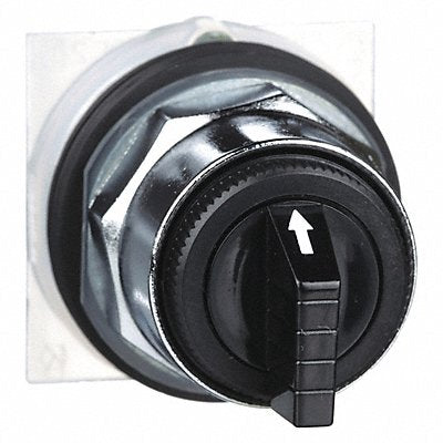 SCHNEIDER ELECTRIC 9001KS43B Short Handle Selector Switch Black 3Pos 30mm