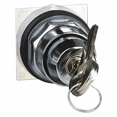 SCHNEIDER ELECTRIC 9001KS11K1 Keyed Selector Switch Chrome 2Pos 30mm