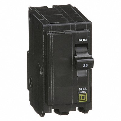 SQUARE D QO225 Circuit Breaker 25A Plug In 120/240V 2P