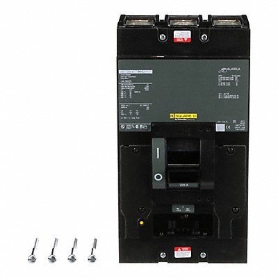 SQUARE D LAL36225 Circuit Breaker 225A 3P 600VAC LAL