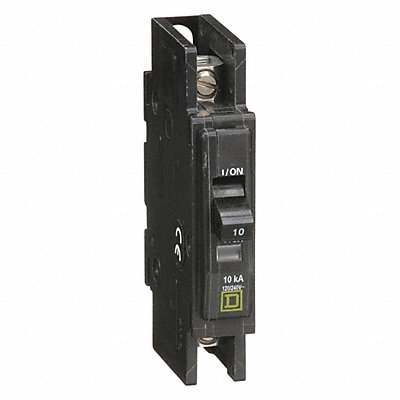 SQUARE D QOU110 Circuit Breaker 10A 120/240V 1P