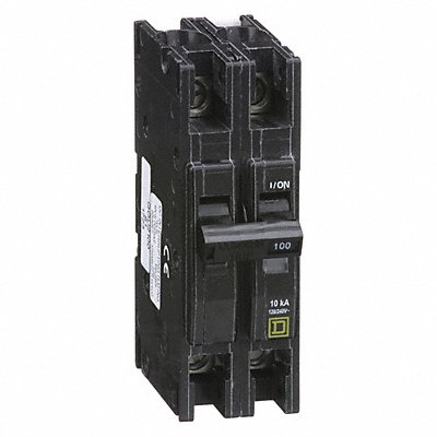 SQUARE D QOU2100 Circuit Breaker 100A 120/240V 2P