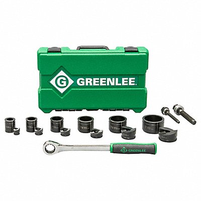 GREENLEE 7238SB Manual Punch Driver Set 15 10 ga. Steel
