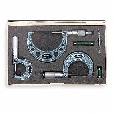 MITUTOYO 103922 Micrometer Set 0-3 In