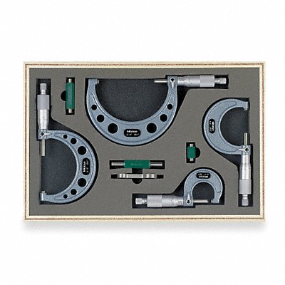 MITUTOYO 103930 Micrometer Set 0-4 In