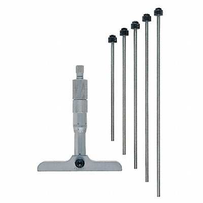 MITUTOYO 129132 Depth Micrometer 0 to 6 In