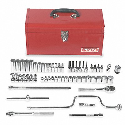 PROTO J52226A Socket Wrench Set Metric 3/8 Dr 57 pc