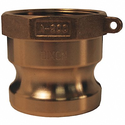 DIXON VALVE  COUPLING G400ABR Cam and Groove Adaptor 4 Forged Brass