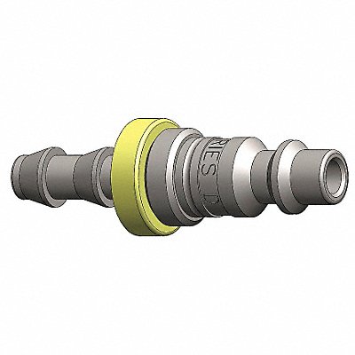 DIXON VALVE  COUPLING D2B2 Quick Connect Plug 1/4 Body 1/4 Barb