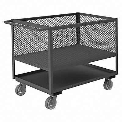 GRAINGER 4STEX24366MR95 4 Sided Box Cart 2000 lb.