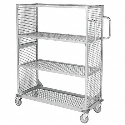 GRAINGER MC4820 Merchandising Cart 20 in W 46 in L