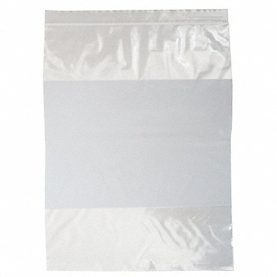 GRAINGER 5CNV6 Reclosable Poly Bag Standard PK1000