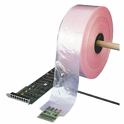 GRAINGER 5CYK9 Poly Tubing Anti Static 4 mil 16 in W