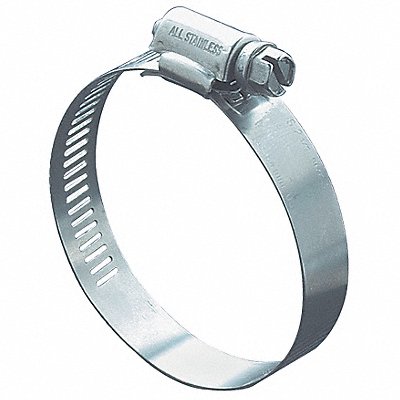 GRAINGER 67365 Worm Gear Hose Clamp 1/2 W 3/4 ID PK10