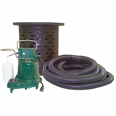 ZOELLER 1080001 SumpPumpSystem 25ft 1/3hp 120VAC