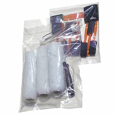 GRAINGER 5DHD8 Open End Poly Bag Flat PK5000