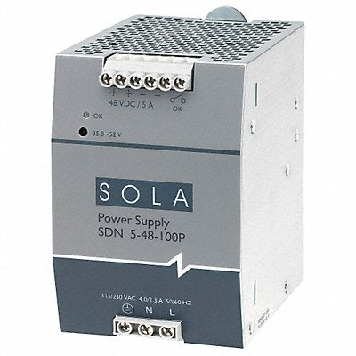 SOLAHD SDN548100P DC Power Supply 48VDC 5A 60Hz