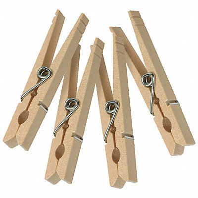 HONEY-CAN-DO DRY01375 Clothespins Wooden PK50