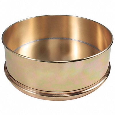 GRAINGER 5DPF0 Separator Pan Brass 12 In Dia 4 In Deep