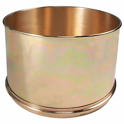 HUMBOLDT 5DPF6 Separator Pan Brass 12 In Dia 8 In Deep