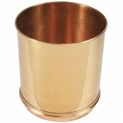 GRAINGER 5DPF9 Separator Pan Brass 8 In Dia 8 In Deep