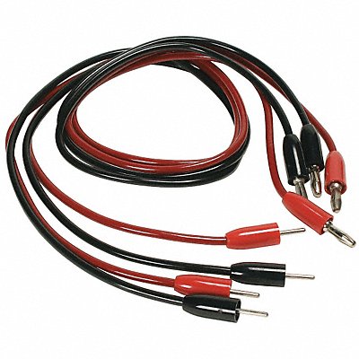 GRAINGER 5DPN0 Soil Box Lead Set Black/Red