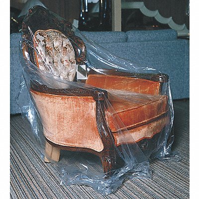 GRAINGER 5DTR3 Furniture Bag Chair 1 mil 28 in W PK230