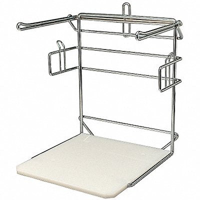 GRAINGER 5DUT6 Bag Rack Dispenser Countertop 12 in W