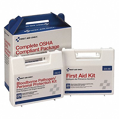 FIRST AID ONLY 227CP FirstAidKit w/House 137pcs 13.75x11 WHT
