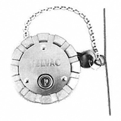 VELVAC 6001851 Aluminum Fuel Cap Female Vented 3 In