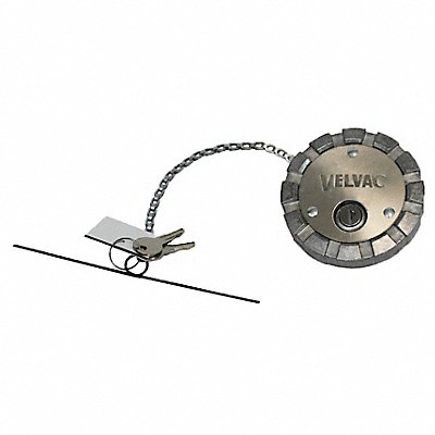 VELVAC 6001831 Aluminum Fuel Cap Female Vented 3 In
