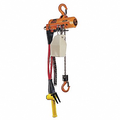 HARRINGTON AH500P15 Air Chain Hoist 500 lb Cap. 15 ft Lift