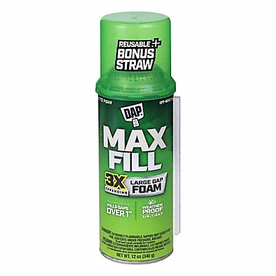 DAP 7565000043 Spray Foam Sealant Off White 12 oz