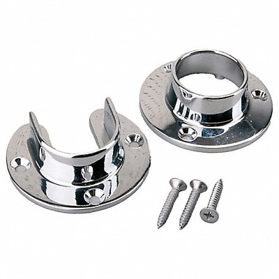 JOHN STERLING CD0010CH Pole Socket Chrome PK2