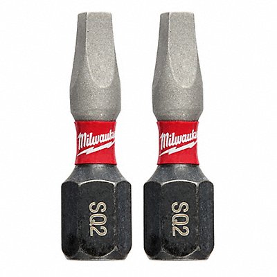 MILWAUKEE 48324422 Insert Bit 1/4 Square Recess #2 1 PK2