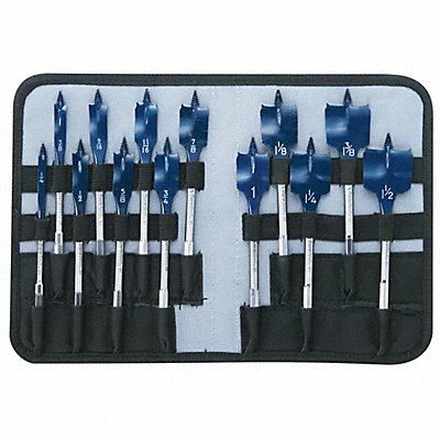 BOSCH DSB5013P Spade Blade Drill Set 13pc Carbon Steel