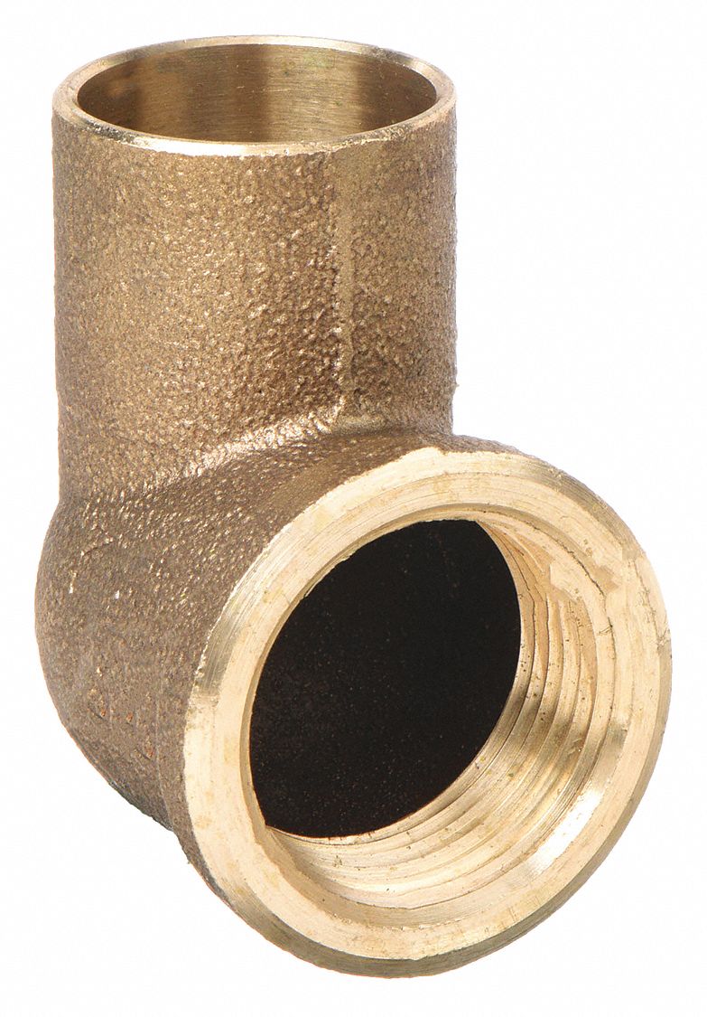 NIBCO 7073LF12 Elbow 90 Deg LL Cast Bronze 1/2 CxFNPT