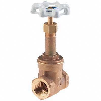 MILWAUKEE VALVE UP14814 Gate Valve 1/4 in Bronze