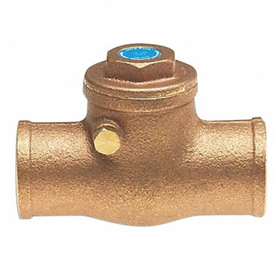 MILWAUKEE VALVE UP15091 Low Lead Swing Check Valve 4in Overall L