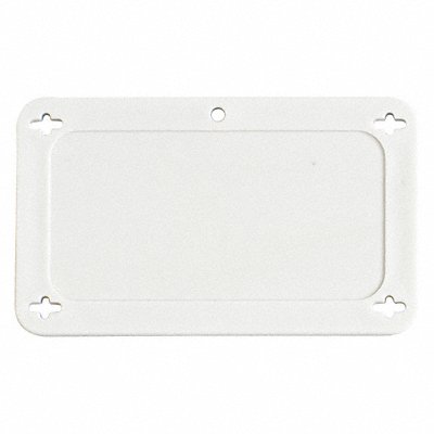 BRADY 87696 Blank Tag Plastic 2 1/5in H 3 5/7in W White