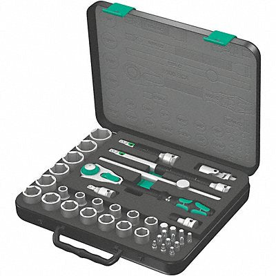 WERA 5003647001 Socket Wrench St Chrome 6Pt 3/8 - 1 1/4 in