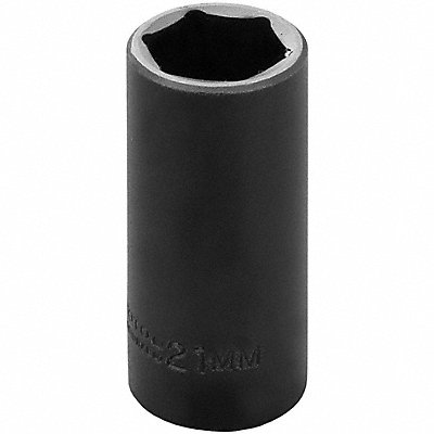 PROTO J7021M Impact Socket Steel Black Oxide 21 mm