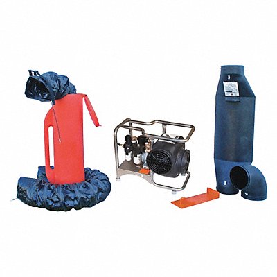 AIR SYSTEMS INTERNATIONAL SVBA8CUP Confined Space Blower 4 HP