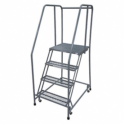 COTTERMAN 1004R2630A3E20B3C1P6 Rolling Ladder Welded Handrail Platform 40In H