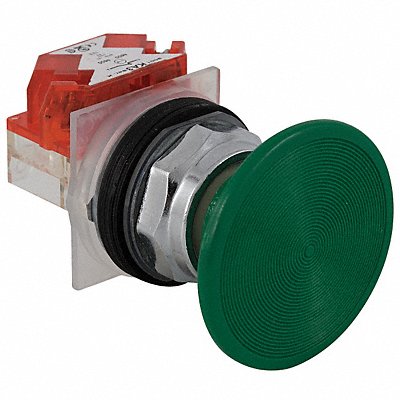 SCHNEIDER ELECTRIC 9001KR25GH6 H7084 Mushroom Head Push Button Non Illuminated Grn 1NC