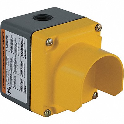 SCHNEIDER ELECTRIC 9001KYG1Y Push Button Enclosure 30mm 1Hole Alum
