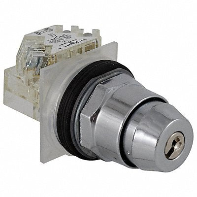 SCHNEIDER ELECTRIC 9001KS11K2H13 SelectSwtch Key Non Illuminated 2Pos 30mm Blk